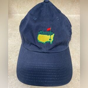 THE MASTERS Blue Classic-Logo AUGUSTA NATIONAL GOLF HAT Course Baseball Strap